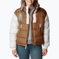 Kurtka damska Columbia Pike Lake II Cropped camel brown/chalk 4