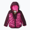 Kurtka narciarska dziecięca Columbia Mighty Mogul III Print pink ice windblown/ moonvista