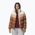 Kurtka ocieplana damska Columbia Puffect II Colorblock camel brown/canoe/chalk 5
