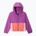 Kurtka przeciwwiatrowa dziecieca Columbia Tabor Trail Windbreaker razzle/satin pink/hot coral