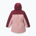 Kurtka narciarska dziecięca Columbia Hikebound II Long Insulated eraser pink/rich wine 2