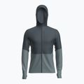 Bluza trekkingowa męska icebreaker Merino 200 RealFleece Descender Zip Hoodie abyss/blue ash/black 5