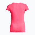 Koszulka treningowa damska Under Armour Heat Gear Armour pink shock/metallic silver 6