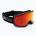 Gogle narciarskie Giro Roam black stacked/amber scarlet/yellow 2
