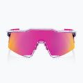 Okulary przeciwsłoneczne 100% Speedcraft polished translucent grey/purple multilayer mirror 2