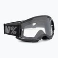 Gogle rowerowe dziecięce 100% Strata 2 Junior 50031-00007 black/clear