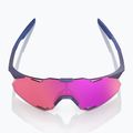 Okulary przeciwsłoneczne 100% Hypercraft XS satin storm metallic/purple mirror 3