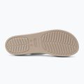 Sandały damskie Crocs Brooklyn Low Wedge latte/mushroom 4