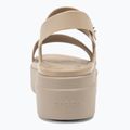 Sandały damskie Crocs Brooklyn Low Wedge latte/mushroom 6