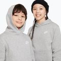 Bluza dziecięca Nike Sportswear Club Fleece dark grey heather/white 8
