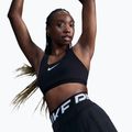 Biustonosz treningowy Nike Swoosh High Support black/iron grey/white 4