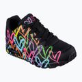 Buty damskie SKECHERS JGoldcrown Uno Highlight Love black/multicolor 8