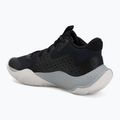 Buty koszykarskie dziecięce Under Armour Grade School Jet '23 black/jet gray/white 3