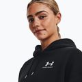 Bluza damska Under Armour Icon Fleece Hoodie black/white 4