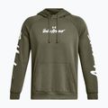 Bluza męska Under Armour Rival Fleece Graphic HD marine od green/white 6