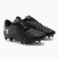 Buty piłkarskie dziecięce Under Armour Magnetico Select JR 3.0 FG black/metallic silver 4