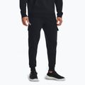 Spodnie męskie Under Armour Rival Fleece Cargo Jogger black/white
