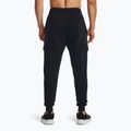 Spodnie męskie Under Armour Rival Fleece Cargo Jogger black/white 3