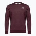 Bluza męska Under Armour Essential Fleece Crew dark maroon/white 4