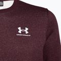 Bluza męska Under Armour Essential Fleece Crew dark maroon/white 6