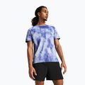 Koszulka do biegania męska Under Armour Laser Wash celeste/ starlight/ reflective