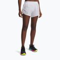 Spodenki do biegania damskie Under Armour Fly By 3" white/white/black