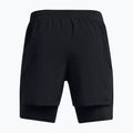 Spodenki do biegania męskie Under Armour Launch 5" 2in1 black/black/reflective 6