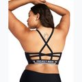 Biustonosz treningowy Under Armour Project Rock All Train Crossback black/white 2
