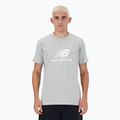 Koszulka męska New Balance Stacked Logo athletic grey 3
