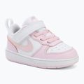Buty dziecięce Nike Court Borough Low Recraft white/pink foam