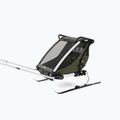 Przyczepka rowerowa Thule Chariot Lite Double vintage green 6