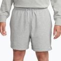 Spodenki męskie Nike Club French Terry Flow dark grey heather/light smoke grey/white 3