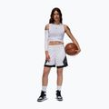 Spodenki koszykarskie damskie  Jordan Sport Diamond 4" white/black/black/white 2