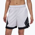 Spodenki koszykarskie damskie  Jordan Sport Diamond 4" white/black/black/white 3