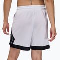 Spodenki koszykarskie damskie  Jordan Sport Diamond 4" white/black/black/white 4