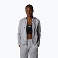 Bluza damska The North Face Reaxion Fleece Full Zip Hoodie tnf light grey heather 4