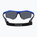 Okulary przeciwsłoneczne Polaroid PLD 7055/S matte blue/blue mirror polarized high contrast 5