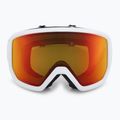Gogle narciarskie Smith Transfer white/red sol-x mirror 2