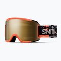 Gogle narciarskie  Smith Squad cinder chop up/chrp sun black gold mirror/clear 6