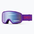 Gogle narciarskie Smith Tribute S1 fresh purple/blue sensor mirror antifog