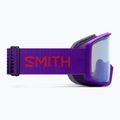 Gogle narciarskie Smith Tribute S1 fresh purple/blue sensor mirror antifog 4