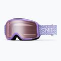 Gogle narciarskie dziecięce Smith Daredevil S2 light lavender dot clouds/ignitor mirror antifog