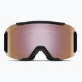 Gogle narciarskie Smith Squad S2 black/chromapop everyday rose gold mirror 2