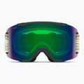 Gogle narciarskie Smith Squad S2 emerald renu upcycled scrap/chromapop green mirror 2