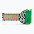 Gogle narciarskie Smith Squad S2 slime static shag/chromapop everyday green mirror 4