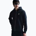 Bluza męska Nike Club Full Zip Hoodie obsidian/obsidian/white