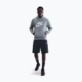 Bluza męska Nike Club Pullover Hoodie dark grey heather/light smoke grey/white 2