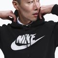 Bluza męska Nike Club Pullover Hoodie black/black/white 4
