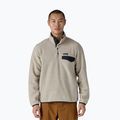 Bluza trekkingowa męska Patagonia LW Synch Snap-T P/O oatmeal heather w/smolder blue