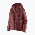 Kurtka puchowa damska Patagonia Fitz Roy Down Hoody dark ruby w/sizzle red